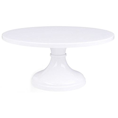  Belmont Cakes LLC White Pedestal Cake Stand 14 Inch Round Wedding Cake Stand