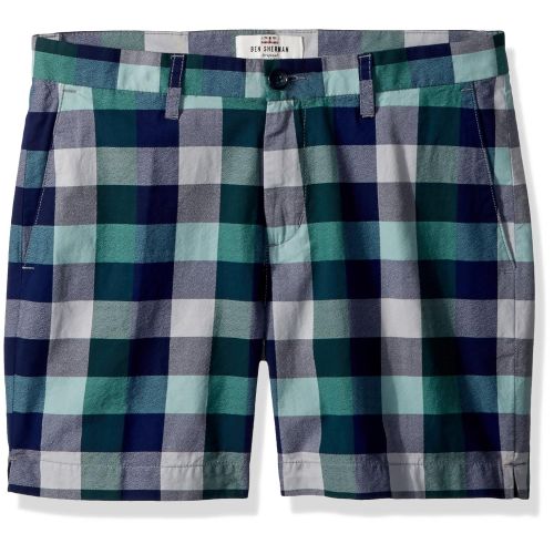  Ben+Sherman Ben Sherman Mens Check Woven Shorts