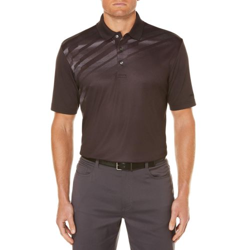  Ben Hogan Mens Performance Short Sleeve Striped Polo Shirt