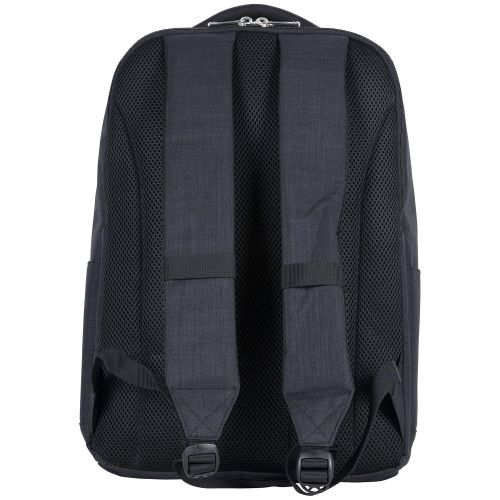  Ben Sherman Heathered Polyester Dual Compartment 15.6 Laptop Travel Backpack, Navy