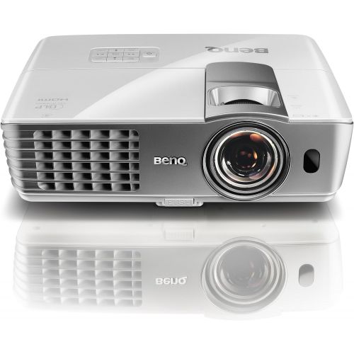 벤큐 BenQ W1080ST 1080p 3D Short Throw DLP Home Theater Projector (White)