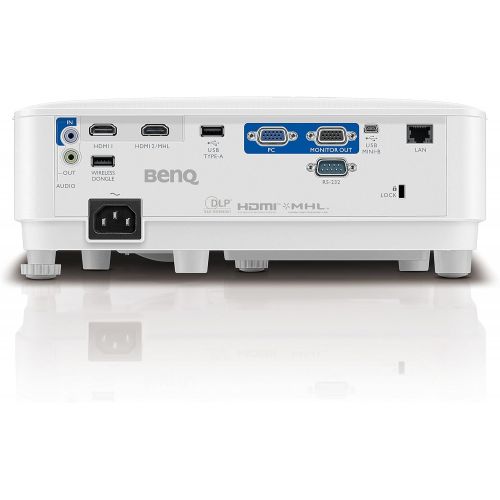 벤큐 BenQ MH733 1080P Business Projector | 4000 Lumens for Lights On Enjoyment | 16,000:1 Contrast Ratio for Crisp Picture | Keystone for Flexible Setup