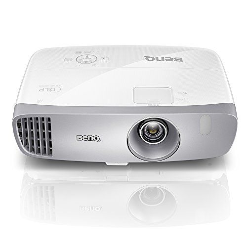 벤큐 BenQ DLP HD Projector (HT2050) - 3D Home Theater Projector with All-Glass Cinema Grade Lens and RGBRGB Color Wheel,Silver/white