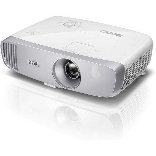 벤큐 BenQ DLP HD Projector (HT2050) - 3D Home Theater Projector with All-Glass Cinema Grade Lens and RGBRGB Color Wheel,Silver/white