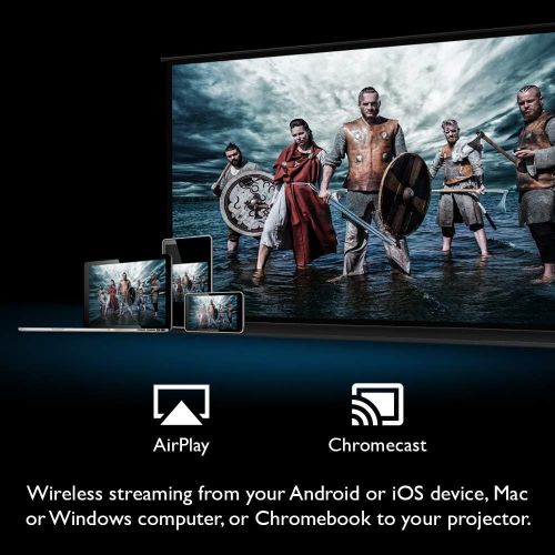 벤큐 BenQ TH685i 1080p Gaming Projector Powered by Android TV - 4K HDR Support - 120hz Refresh Rate - 3500lm - 8.3ms Low Latency - Enhanced Game Mode - 3 Year Industry Leading Warranty