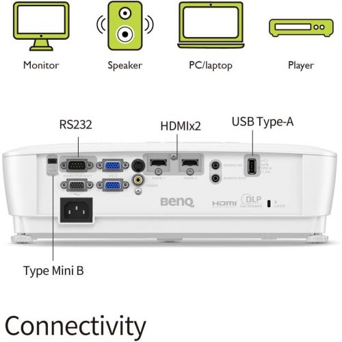 벤큐 BenQ MS536 SVGA DLP Projector, 4000 Lumens