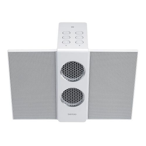 벤큐 BenQ treVolo S Wireless Bluetooth Portable Electrostatic Speaker, 3D mode, NFC, USB DAC, 18 hrs playing time (White)