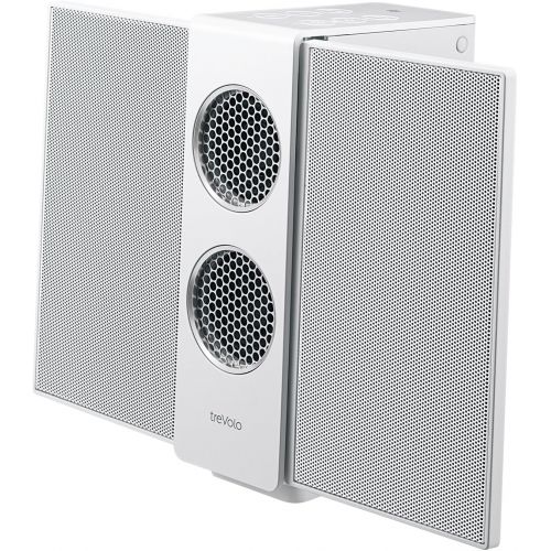 벤큐 BenQ treVolo S Wireless Bluetooth Portable Electrostatic Speaker, 3D mode, NFC, USB DAC, 18 hrs playing time (White)