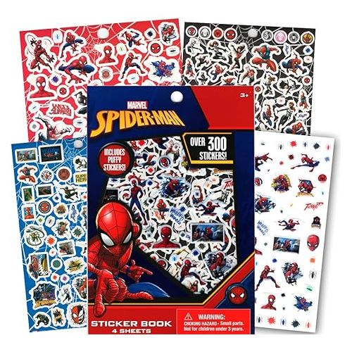  Spiderman Coloring and Activity Books Bundle with Imagine Ink Coloring Book, Stickers, and More