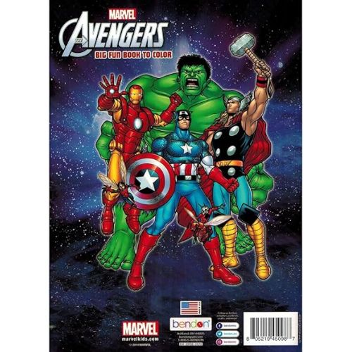  Marvel Avengers Big Fun Book to Color - 80 Pages