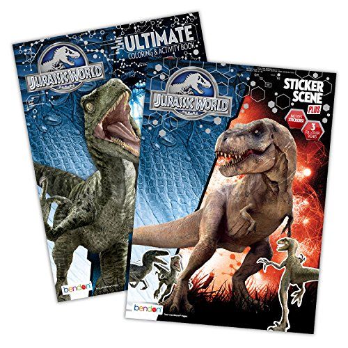  Bendon Jurassic World Color & Activity Value Pack (2 Piece)