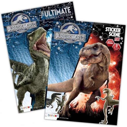  Bendon Jurassic World Color & Activity Value Pack (2 Piece)