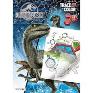 Bendon Jurassic World Trace and Color Coloring and Activity Book