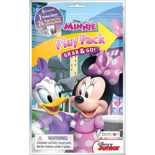 디즈니 Bendon Disney Minnie Mouse Grab and Go Play Packs (Pack of 12)