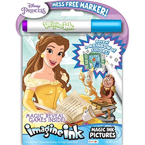  Bendon Disney Princess Featuring Belle Imagine Ink Magic Pictures Activity Book