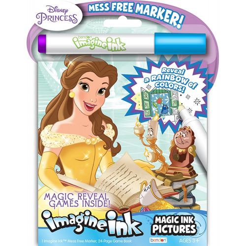  Bendon Disney Princess Featuring Belle Imagine Ink Magic Pictures Activity Book