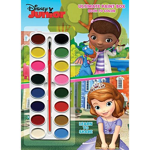  Bendon Publishing Disney Jr. Ultimate Paintbox Book to Color