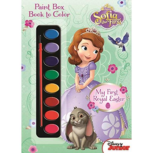  Bendon Disney Sofia The First 48 Page My First Royal Easter Coloring and Activity Book with 8 Watercolors