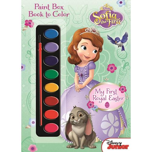  Bendon Disney Sofia The First 48 Page My First Royal Easter Coloring and Activity Book with 8 Watercolors