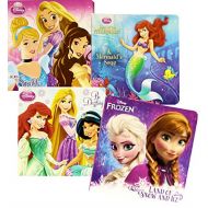 Bendon Disney Frozen Princess Board Book Set Storybook Set Featuring Anna, Elsa, Belle, Ariel, Cinderella, and More