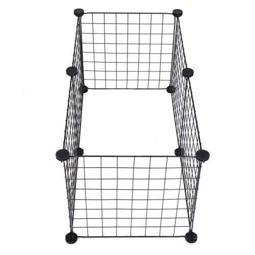  Benefit-X 6 PCS Pet Playpen Portable Pet Playpen Animal Fence Cage Kennel Crate Free Combination Metal with Iron Net for Small Animals Cat