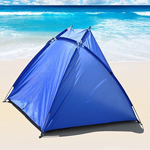  BenefitUSA Portable Beach Shelter Sun Shade Canopy Camping Fishing Beach Tent Outdoor Sport