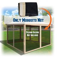 BenefitUSA Canopies 10 L X 6.4 W Mesh Wall Sidewalls for Pop Up Canopy Screen Room, Pack of 4 (Walls Only)