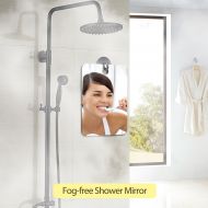 Benjamas@shop Fogless Mirror Wall Bathroom Glass Make Up Shaving Shower Fog-Free 19.8*14.8cm