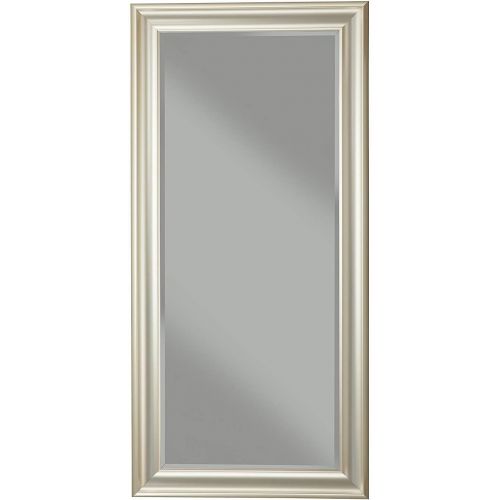  Benjara, Silver Benzara BM178064 Full Length Leaner Mirror with Polystyrene Frame