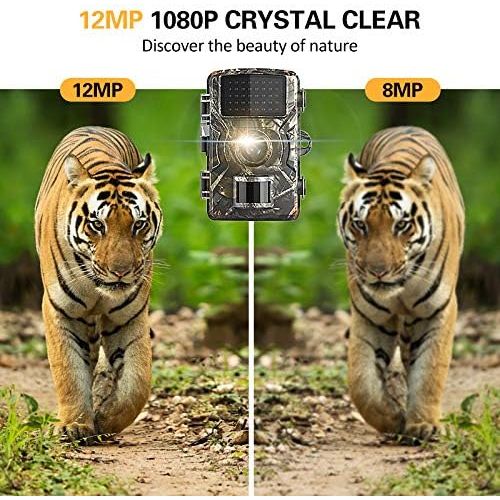  [아마존베스트]-Service-Informationen Benkeg 12 MP 1080p Hunting Camera, Trail and Wildlife Camera, Motion Activated Surveillance Camera, IP66 Waterproof Hunting Camera with Infrared Night Vision