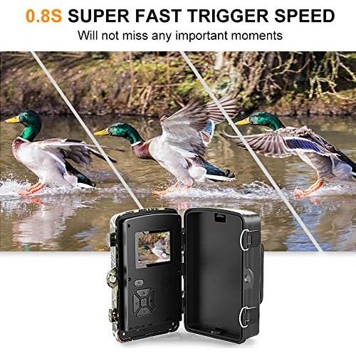  [아마존베스트]-Service-Informationen Benkeg 12 MP 1080p Hunting Camera, Trail and Wildlife Camera, Motion Activated Surveillance Camera, IP66 Waterproof Hunting Camera with Infrared Night Vision