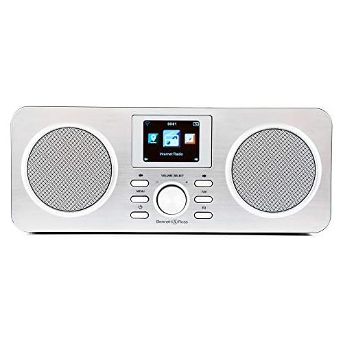  [아마존베스트]-Service-Informationen Bennett & Ross Skanderborg DAB+/Internet Radio with Bluetooth (Portable Stereo Sound System, FM, DAB/DAB+, W-LAN, Bluetooth, AUX IN, USB Charging Function, UPnP, Li-Ion Battery) Si