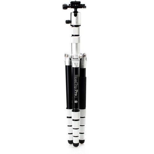  Benro MeFOTO RoadTrip Pro Aluminum Series 1 Travel Tripod with Ball Head and Monopod (Silver)