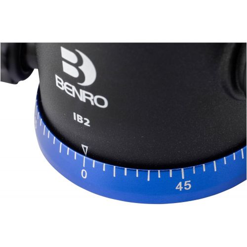  [아마존베스트]Benro Triple Action Ball Head w/ PU50 Quick Release Plate (IB0),Black