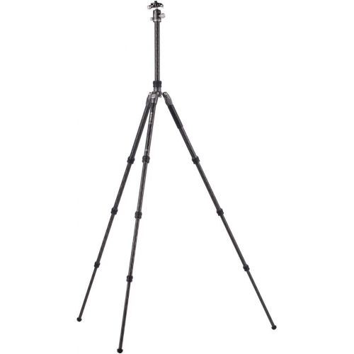  [아마존베스트]Benro Rhino Carbon Fibre Zero Series Tripod/Monopod with VX20 Ballhead, 5 Leg Sections, Twist Leg Locks, Padded Carrying Case (FRHN05CVX20) Max Height 139.5 cm