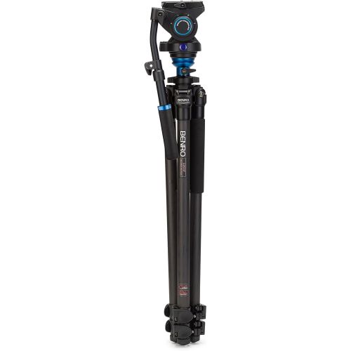  Benro S8 Single Leg Carbon Fiber Video Tripod Kit (C373FBS8)