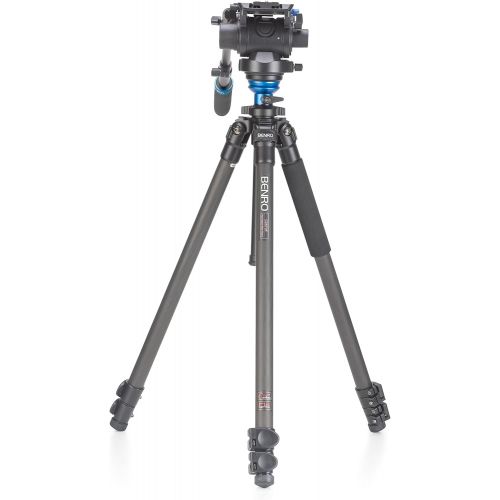  Benro S8 Single Leg Carbon Fiber Video Tripod Kit (C373FBS8)