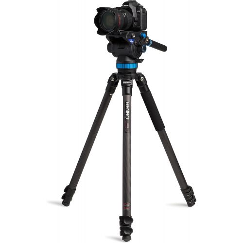  Benro S8 Single Leg Carbon Fiber Video Tripod Kit (C373FBS8)