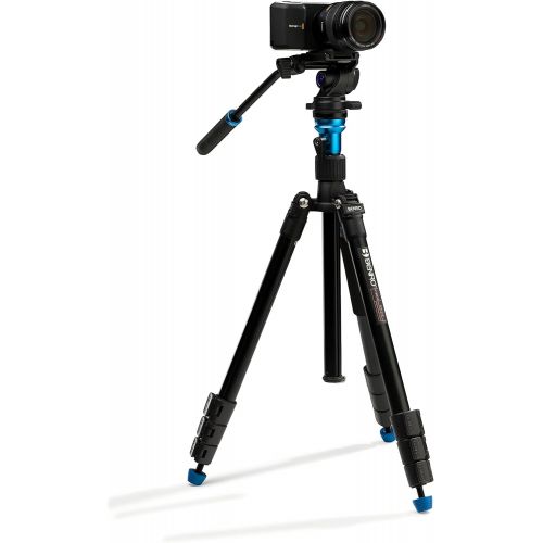  Benro Aero 7 Carbon Fiber Travel Video Tripod Kit with S7 Video Head (C3883TS7)