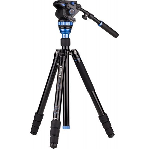  Benro Aero 7 Carbon Fiber Travel Video Tripod Kit with S7 Video Head (C3883TS7)