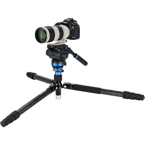  Benro Aero 7 Carbon Fiber Travel Video Tripod Kit with S7 Video Head (C3883TS7)