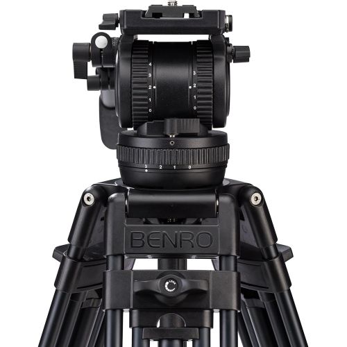  Benro BV4 Pro Twin Leg Aluminum Video Tripod Kit (BV4PRO)