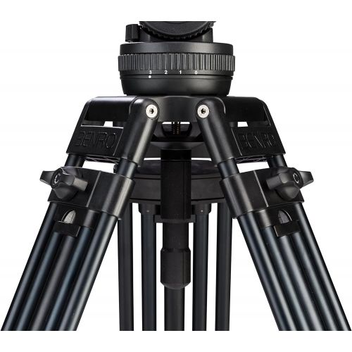  Benro BV4 Pro Twin Leg Aluminum Video Tripod Kit (BV4PRO)