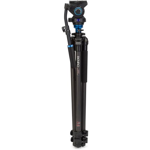  Benro S4 Single Leg Aluminum Video Tripod Kit (A2573FS4)