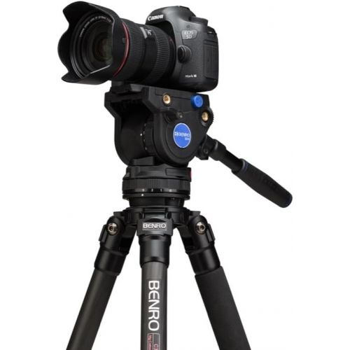  Benro S8 Twin Leg Aluminum Video Tripod Kit (A673TMBS8)