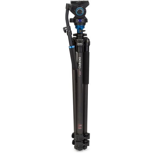  Benro S4 Single Leg Carbon Fiber Video Tripod Kit (C2573FS4)