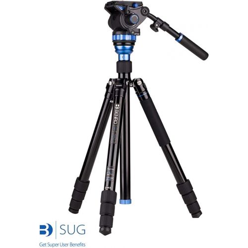  Benro Aero 2 Aluminum Video Travel Angel Tripod Kit (A1883FS2C)