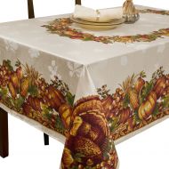 Benson Mills Harvest Splendor Engineered Printed Fabric Tablecloth, 60-Inch-by-84 Inch