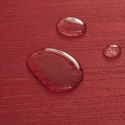  Benson Mills Flow Spillproof Fabric Tablecloth, 60X140 Inch, Ruby