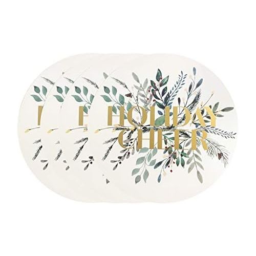  [아마존베스트]Benson Mills Cheerful Greenery placemat, 14 RD